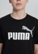 Футболка для мальчиков PUMA Ess 2 Color No.1 Logo, Черный5  - превью