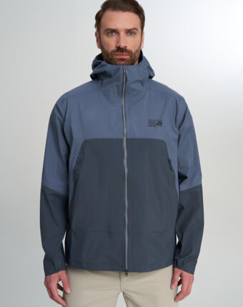 Куртка мембранная мужская Mountain Hardwear Cloud Cipher Hooded Jacket, Синий женщинам
