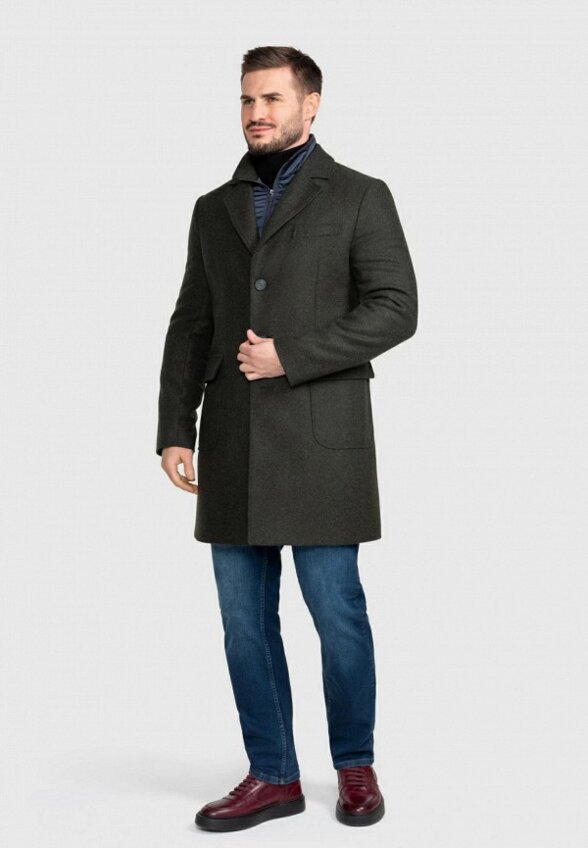 Пальто однобортное Sarto Reale