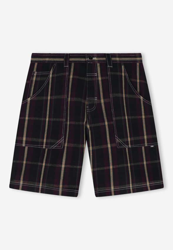 Шорты мужские оверсайз Quiksilver Mercury Check, Черный