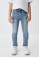 Базовые джинсы Slim fit для девочек1  - превью