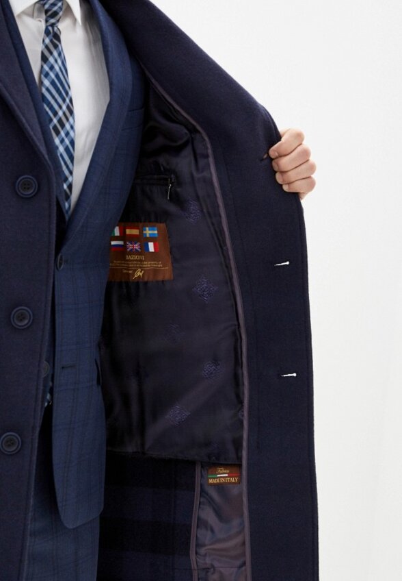 Пальто однобортное Bazioni