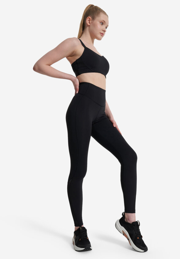 Легинсы компрессионные женские Demix ProSculpt Gym Mesh, Черный