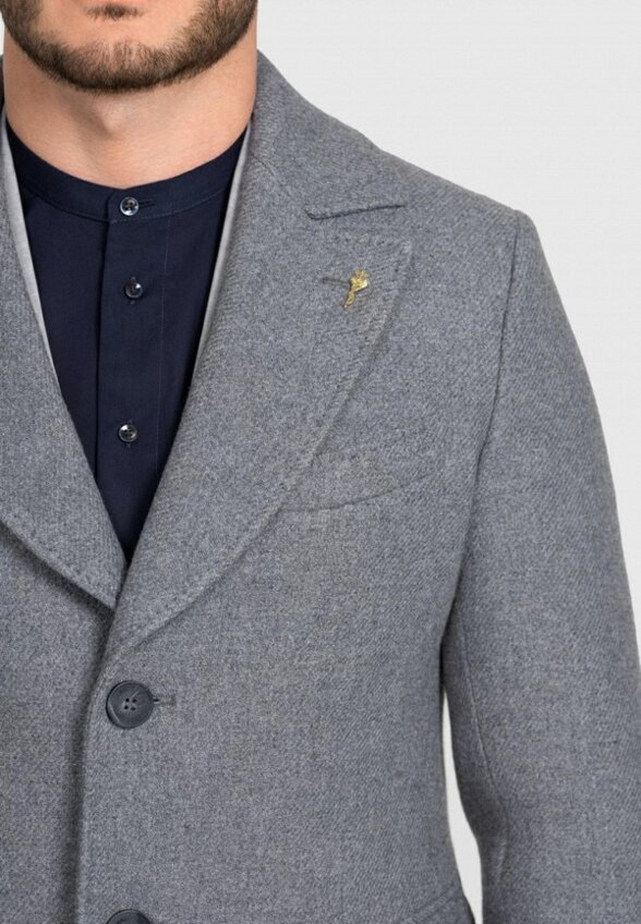 Пальто однобортное Sarto Reale