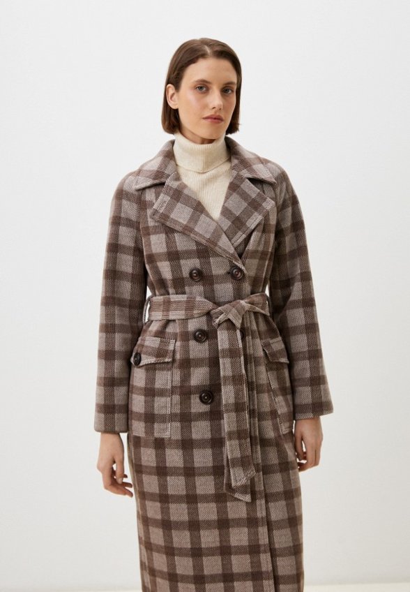 Пальто двубортное Louren Wilton