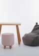 Пуф на буковых ножках Луна Софт Фурниче (LOONA soft furniture), розовый5  - превью