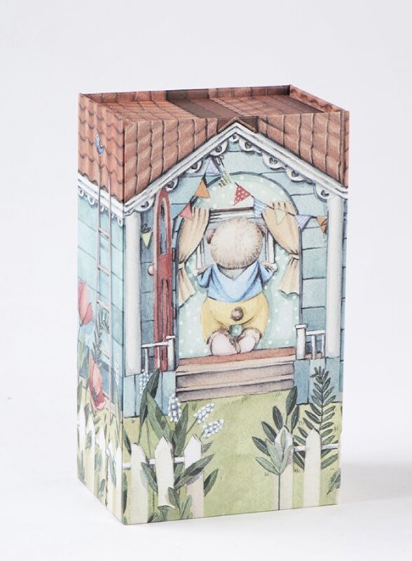 Медведь Lina TeddyTales, XS ,в костюмчике Олень, белый, брелок, 15 см