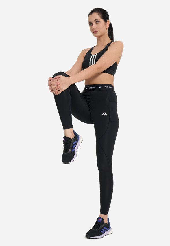 Легинсы компрессионные женские adidas, Черный