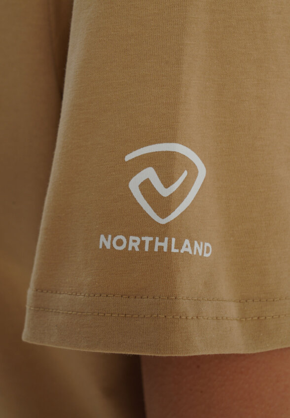 Футболка женская Northland, Коричневый