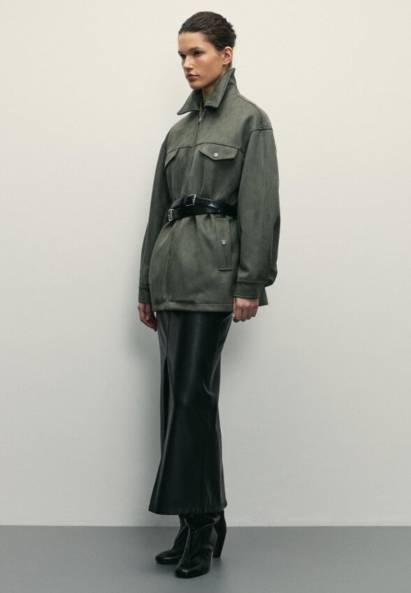 Куртка кожаная Zarina