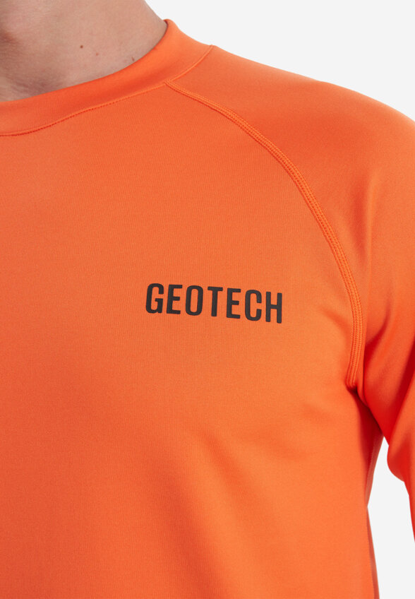 Лонгслив мужской Geotech, Оранжевый