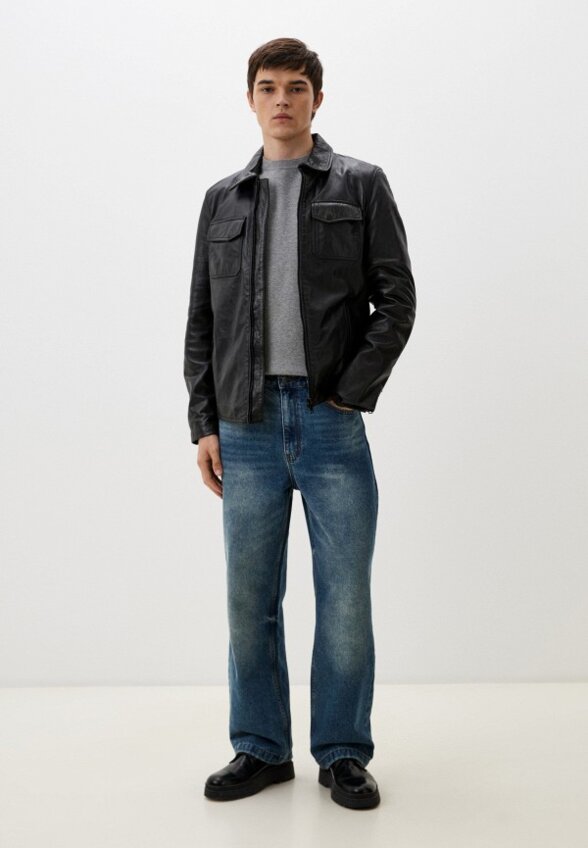 Куртка кожаная Jorg Weber