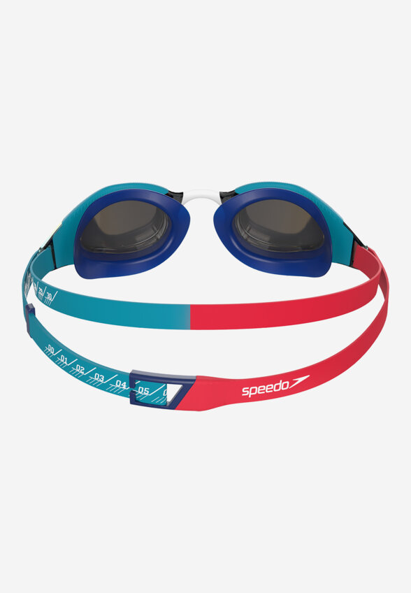Очки для плавания детские Speedo Fastskin Hyper Elite Mirror, Красный