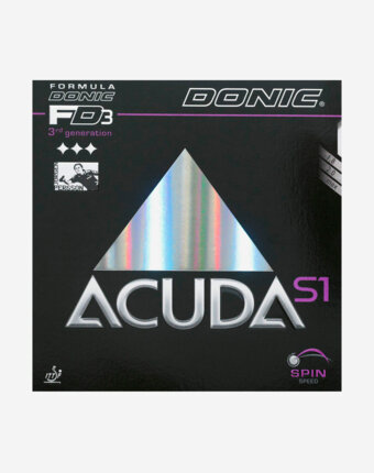 Накладка для ракетки DONIC Acuda S1, Черный