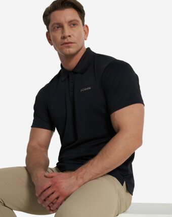 Поло с коротким рукавом мужское Columbia Utilizer Polo, Черный женщинам
