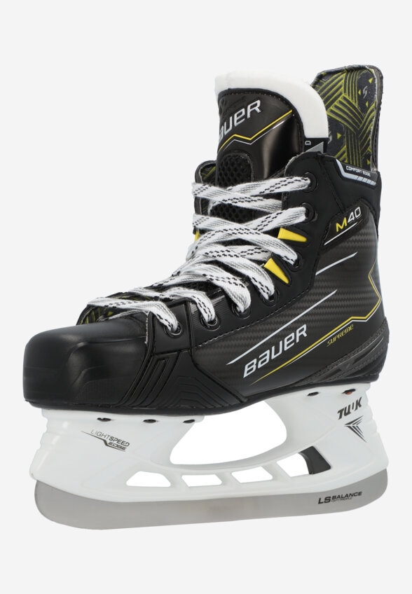 Коньки хоккейные детские Bauer Supreme M40 JR D, Черный