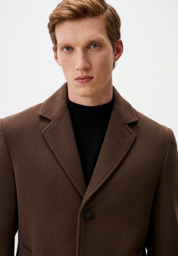 Пальто однобортное Mango Man