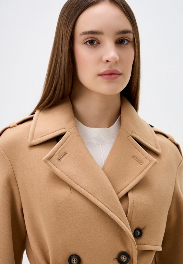 Пальто двубортное Снежная Королева