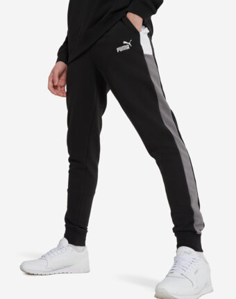 Брюки для мальчиков PUMA Block, Черный женщинам