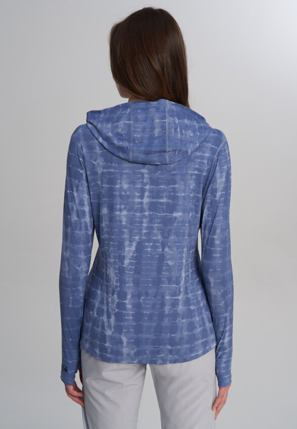 Худи женское Mountain Hardwear Crater Lake Long Sleeve Hoody, Синий