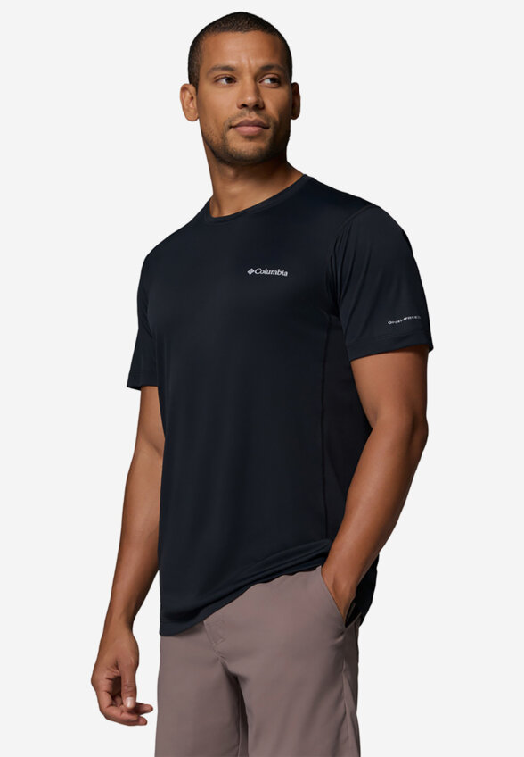 Футболка мужская Columbia Zero Rules Light SS Crew, Черный