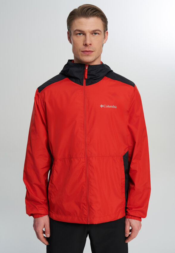 Ветровка мужская Columbia Discovery Loop Lined Windbreaker, Красный