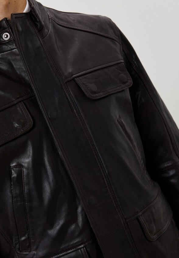 Куртка кожаная Jorg Weber