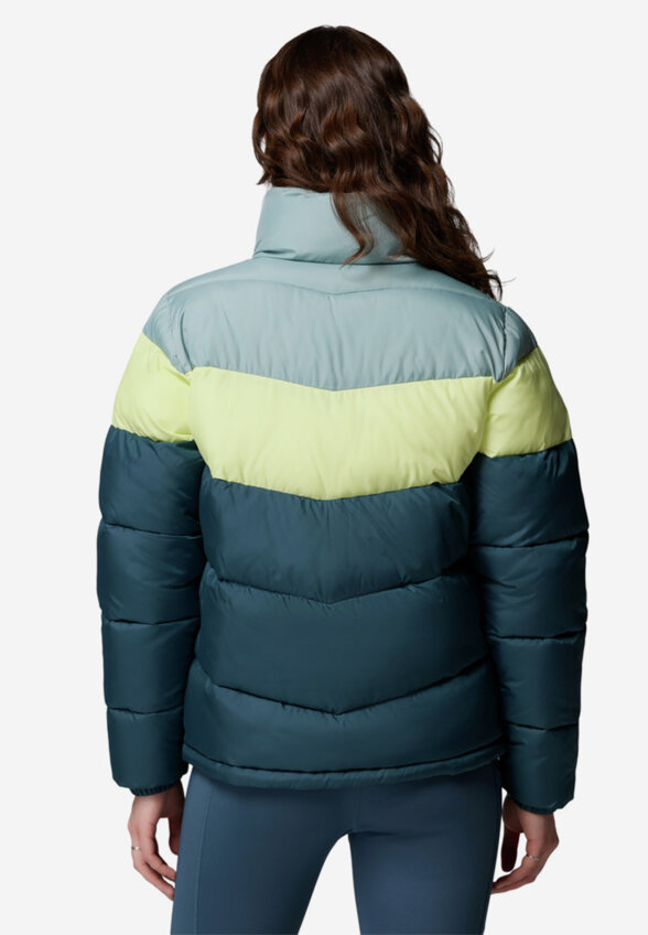 Куртка утепленная женская Columbia Puffect II Colorblock Jacket, Голубой