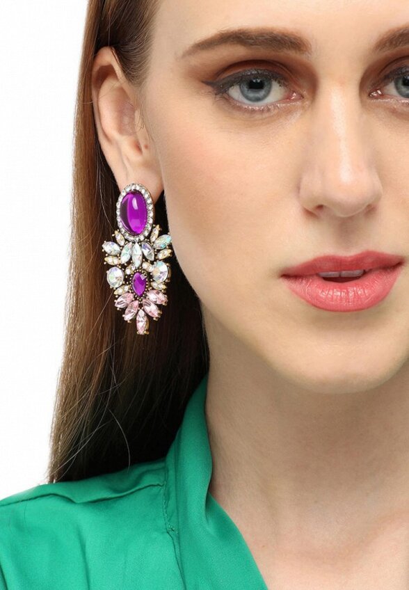 Серьги Instafab