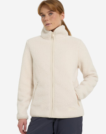 Джемпер флисовый женский Jack Wolfskin High Curl, Бежевый женщинам