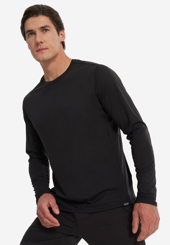 Лонгслив мужской Patagonia Cool Lightweight, Черный