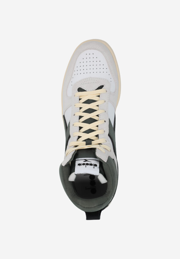 Кеды мужские Diadora Magic Basket Demi Cut Suede Leather, Белый