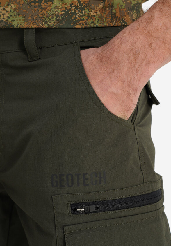 Шорты мужские Geotech, Зеленый