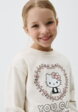 Свитшот с принтом Hello Kitty для девочек3  - превью