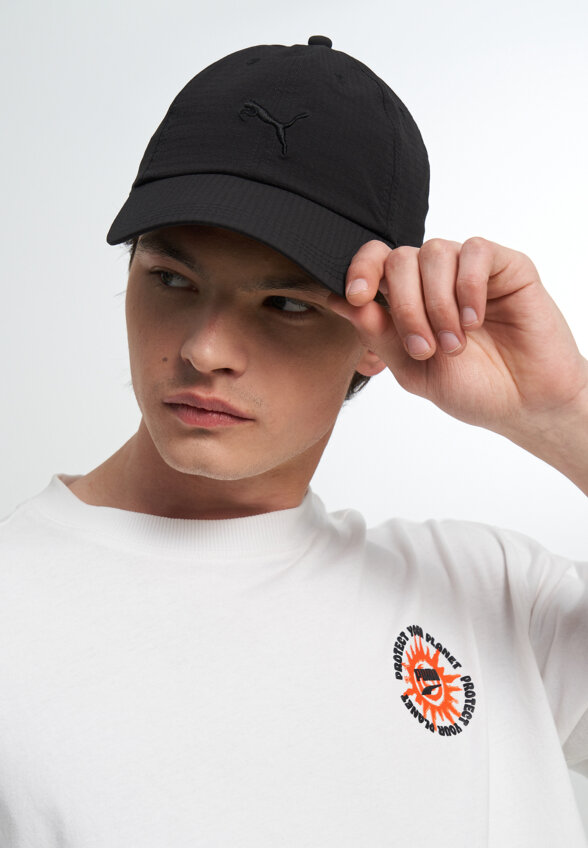 Бейсболка PUMA Premium Ess Seersucker, Черный