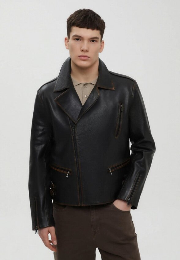 Куртка кожаная Finn Flare