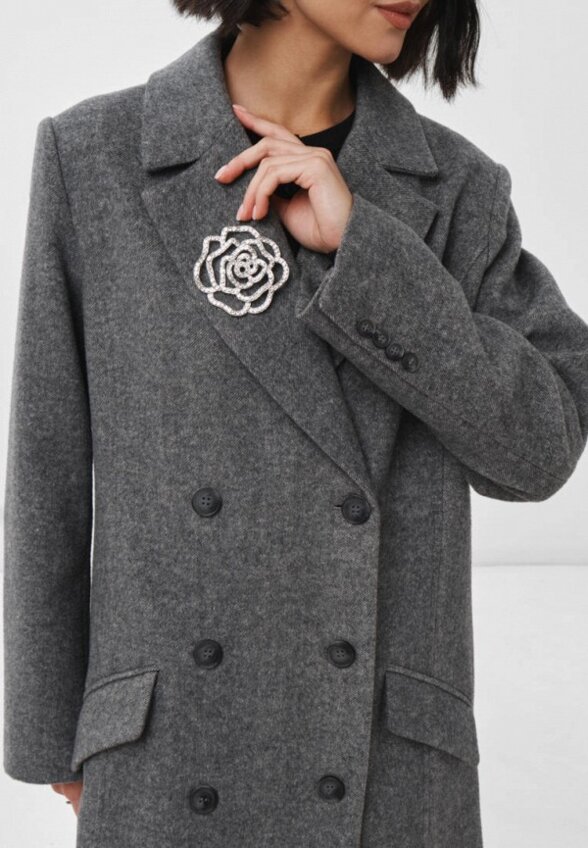 Пальто двубортное Lichi