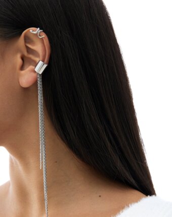 Серебряный кафф в форме змеи MIE женщинам