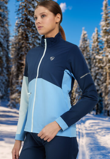 Куртка для беговых лыж женская Ziener Nahla, Синий