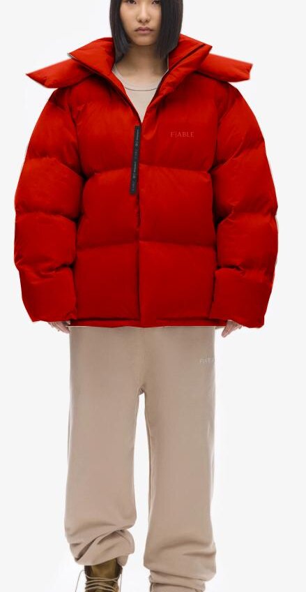 Пуховик YM | FORM EMBER RED FABLE