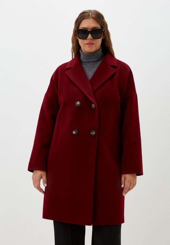 Пальто двубортное Pompa