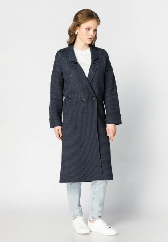Пальто двубортное Vivawool