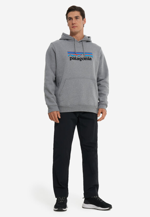 Худи мужское Patagonia Logo Uprisal, Серый