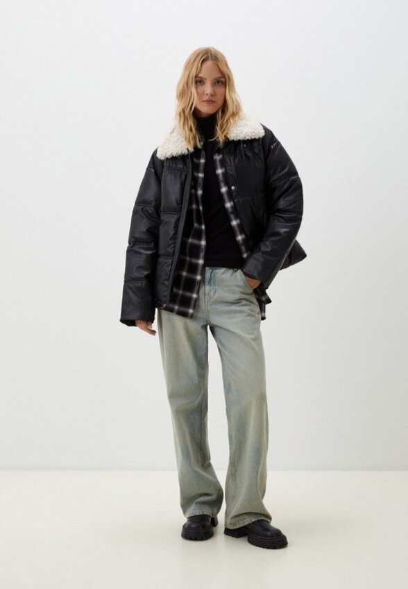 Куртка кожаная утепленная Befree