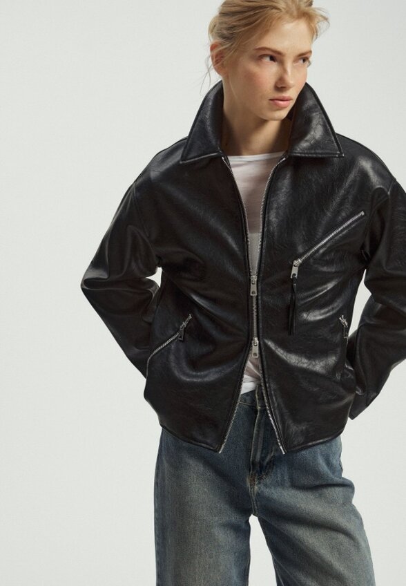Куртка кожаная Nume
