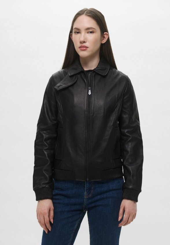 Куртка кожаная Trussardi