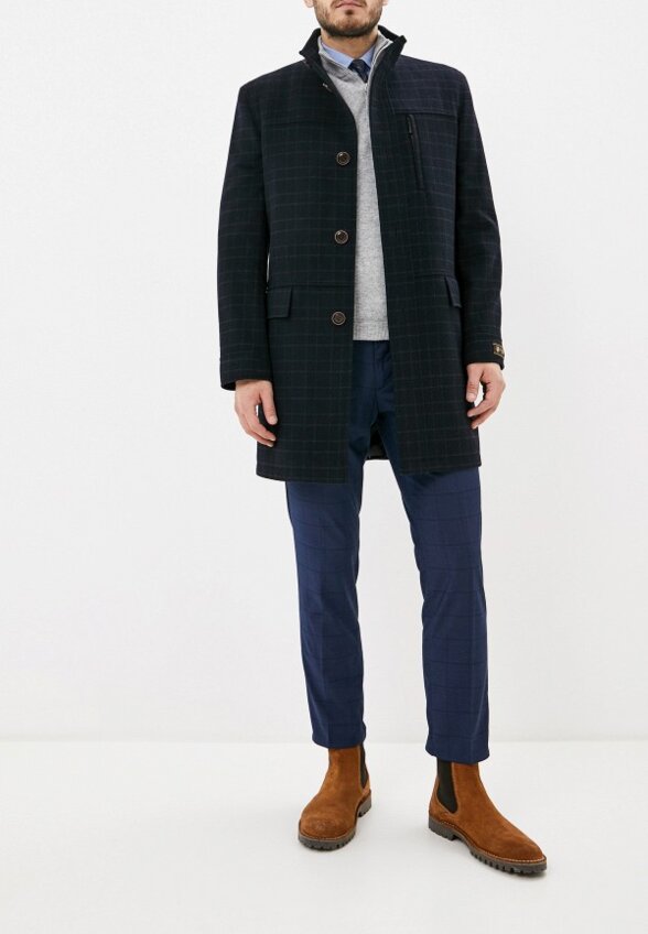 Пальто однобортное Bazioni