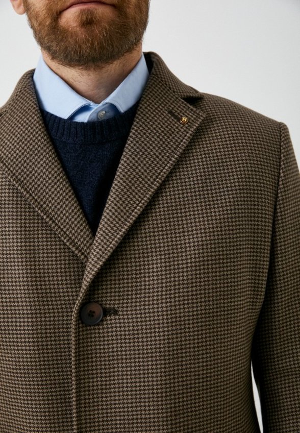 Пальто однобортное Bazioni