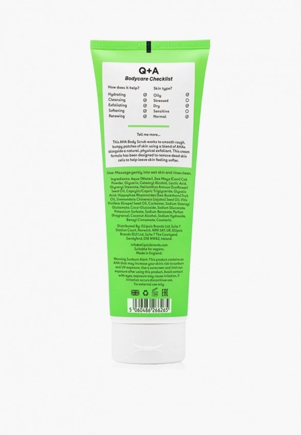 Скраб для тела Q+A