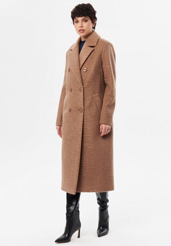 Пальто двубортное Dress No Stress